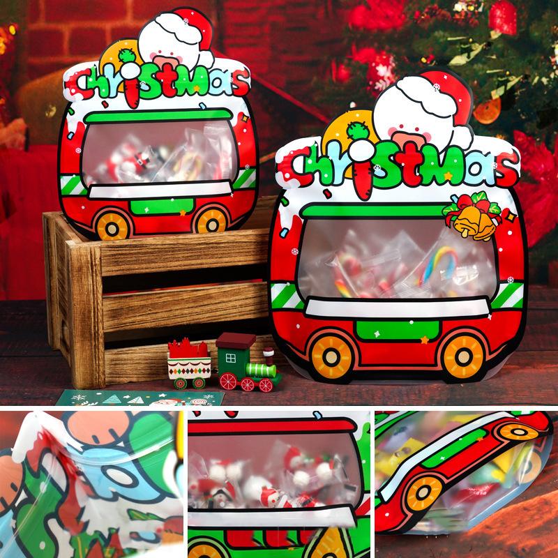 Christmas Gift Bags Santa Elk Snowflake Tote Bag Children'S Gift Bags Thickened Non-Woven Waterproof Bag Christmas Decoration