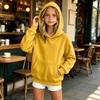 Sweat à capuche ample de couleur pour enfants, à enfiler, pour un usage quotidien
