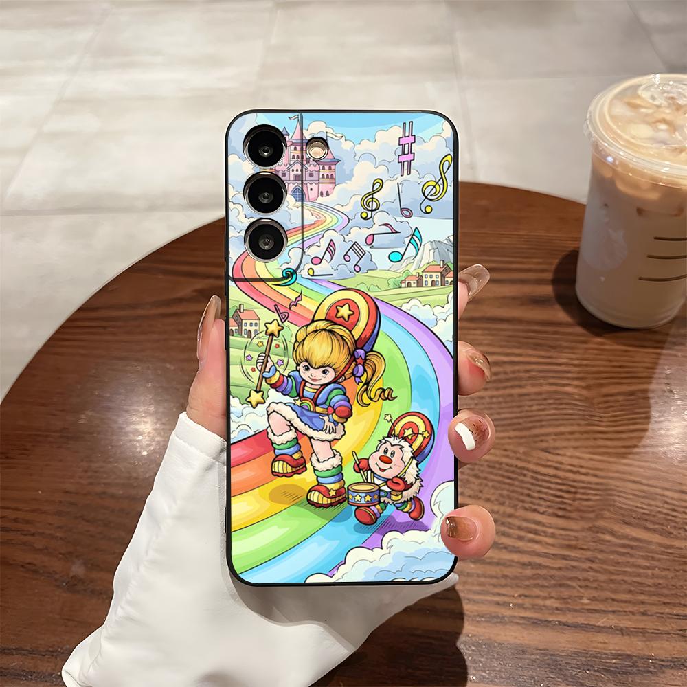 Cute Rainbow B-BriteS Phone Case For S25 Ultra Samsung S26 S24 Fe S23 S22 S20 S21 Plus A54 A34 A53 A16 Back Cover