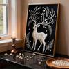 DIY Little Deer Pearl Art Painting for Home Wall Decor Pearl Gem Paintings Picture Arts Craft  for Adults/Beginners Gift Idea Home Decor Without Frame