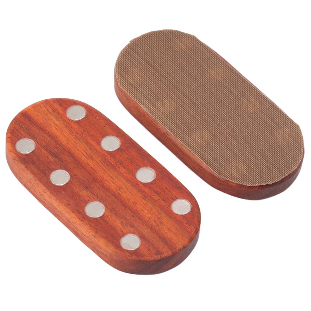Magnetic Push Slider Rosewood EDC Fingertip Toy Stress Relief Toys for 15‑35 Years Old Youth