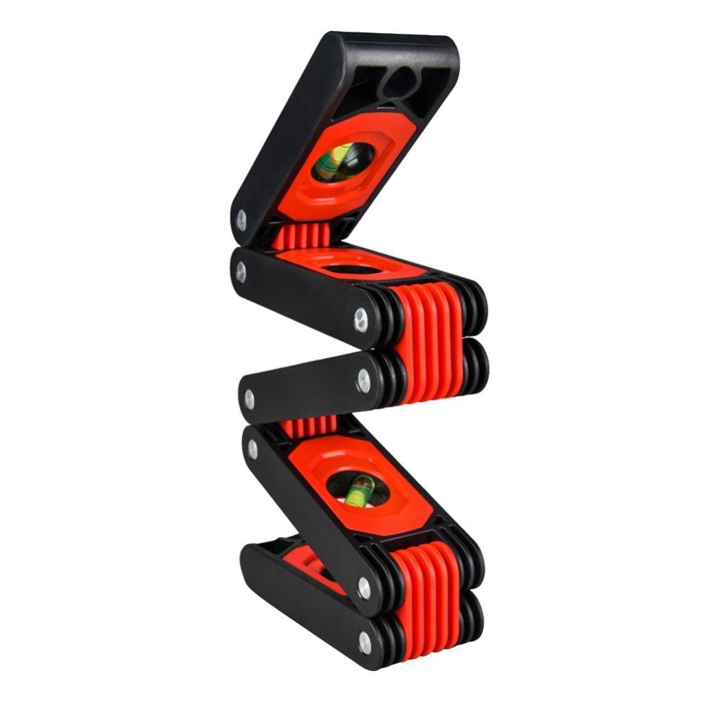 Multi-angle Magnetic Level Meter Strong Magnet Angle Finder Gauge Folding Horizontal Ruler  Stairs