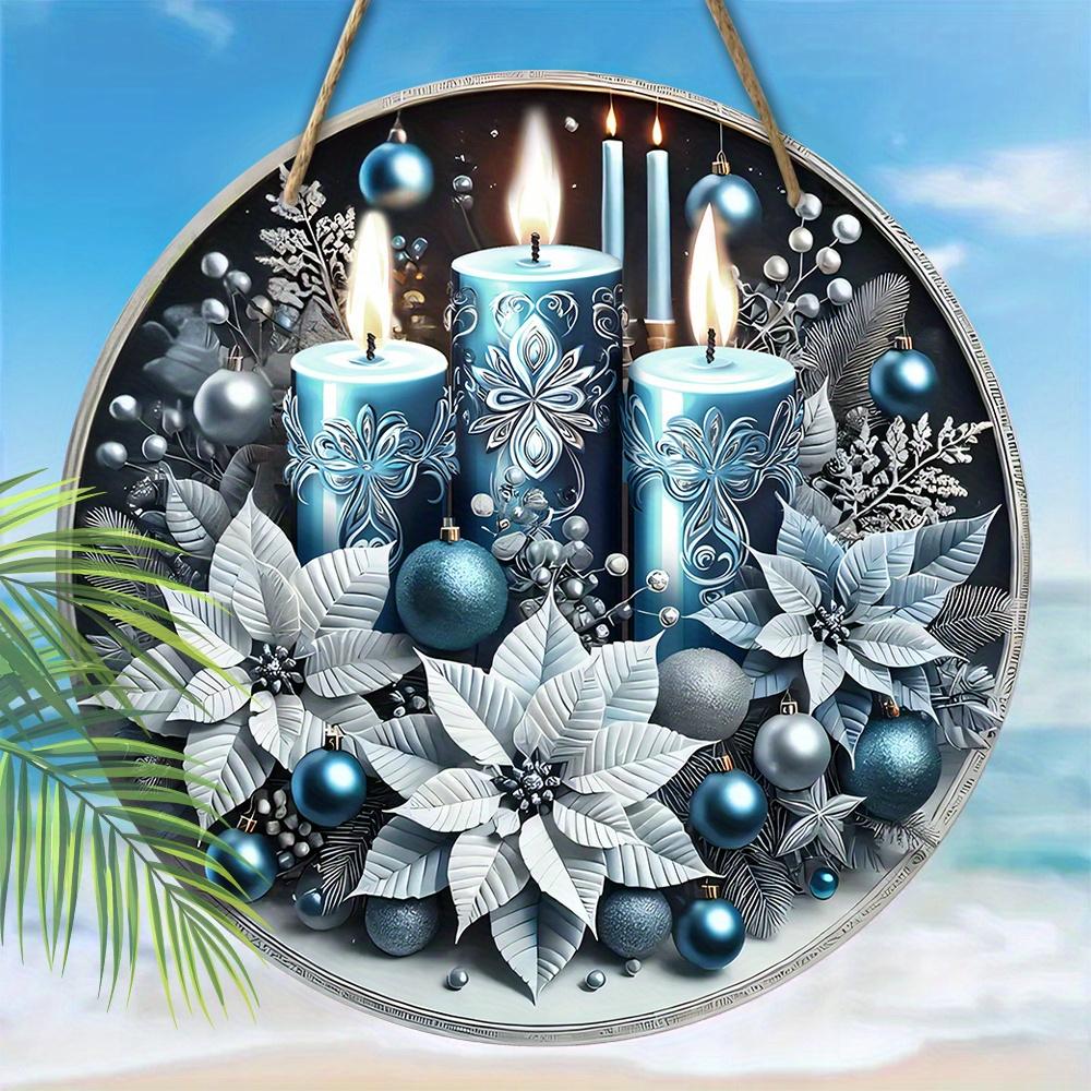 Christmas Wooden Sign - Navidad Plaque for Front Door, Wall Hanging Decor - Ideal Christmas Decoration