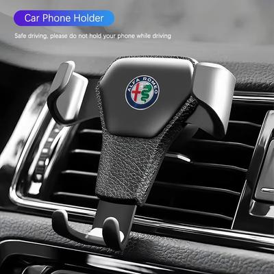 Car Vent Phone Holder Auto Interior Phone Fixed Bracket For Alfa Romeo Giulietta 159 Mito Giulia Stelvio 147 156 Tonale Brera