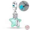 Brand New Copper Metal Trendy Fashion Heart Butterfly Cat Claw Charm Bead Components Bead Components Ideal Designed For 3mm Bracelet High Quality