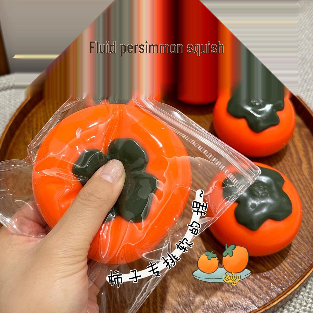 Persimmon Stress Relief Squeeze Toy - Slow Rebound Decompression