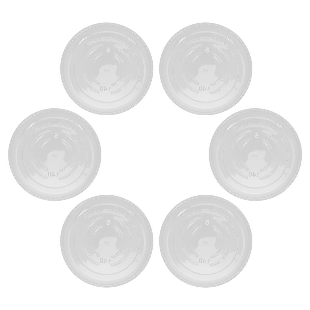 6Pcs Clear Plastic Plant Saucers Indoor Plant Water Catcher Tray Pot Drainage Base Round Tray for Flower Pots Plastic Saucer
