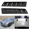2Pcs  Hood  Intake Panel Trim Bonnet Louver Cooling Vent Cover Car Exterior Decoration