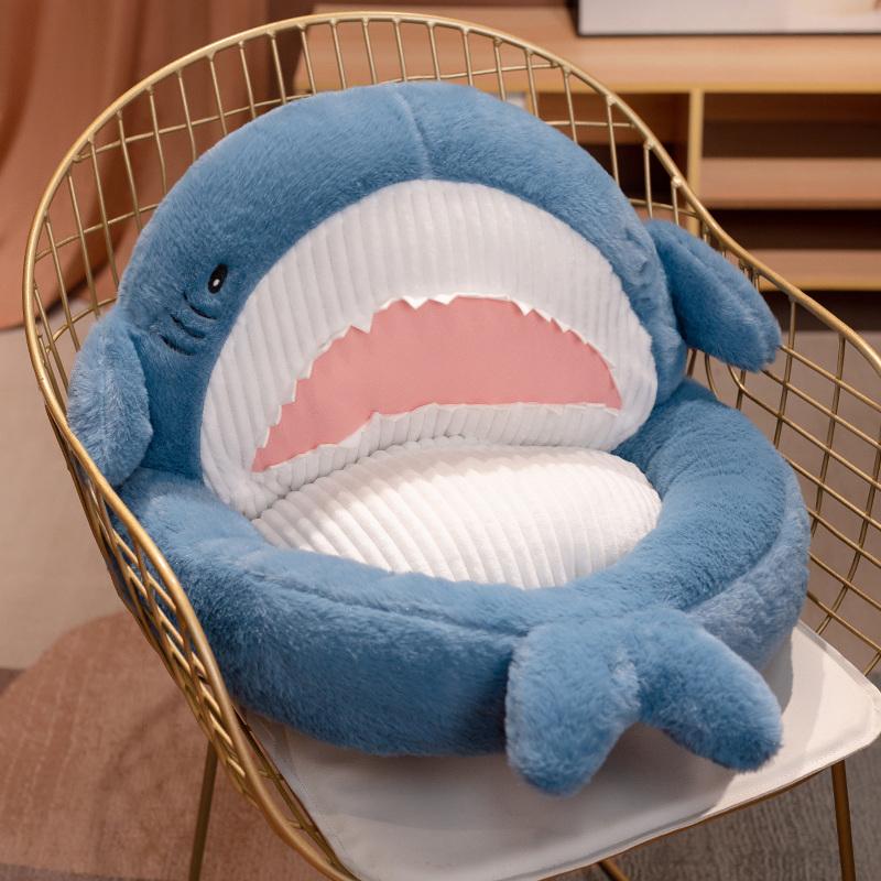 Ca. 35 cm Kawaii Haifisch Seelöwe Plüschkissen Kuscheltier Weiches Tierkissen Sofa Stuhl Kissen Schöne Heimdekoration Für Geburtstagsgeschenk 35cm
