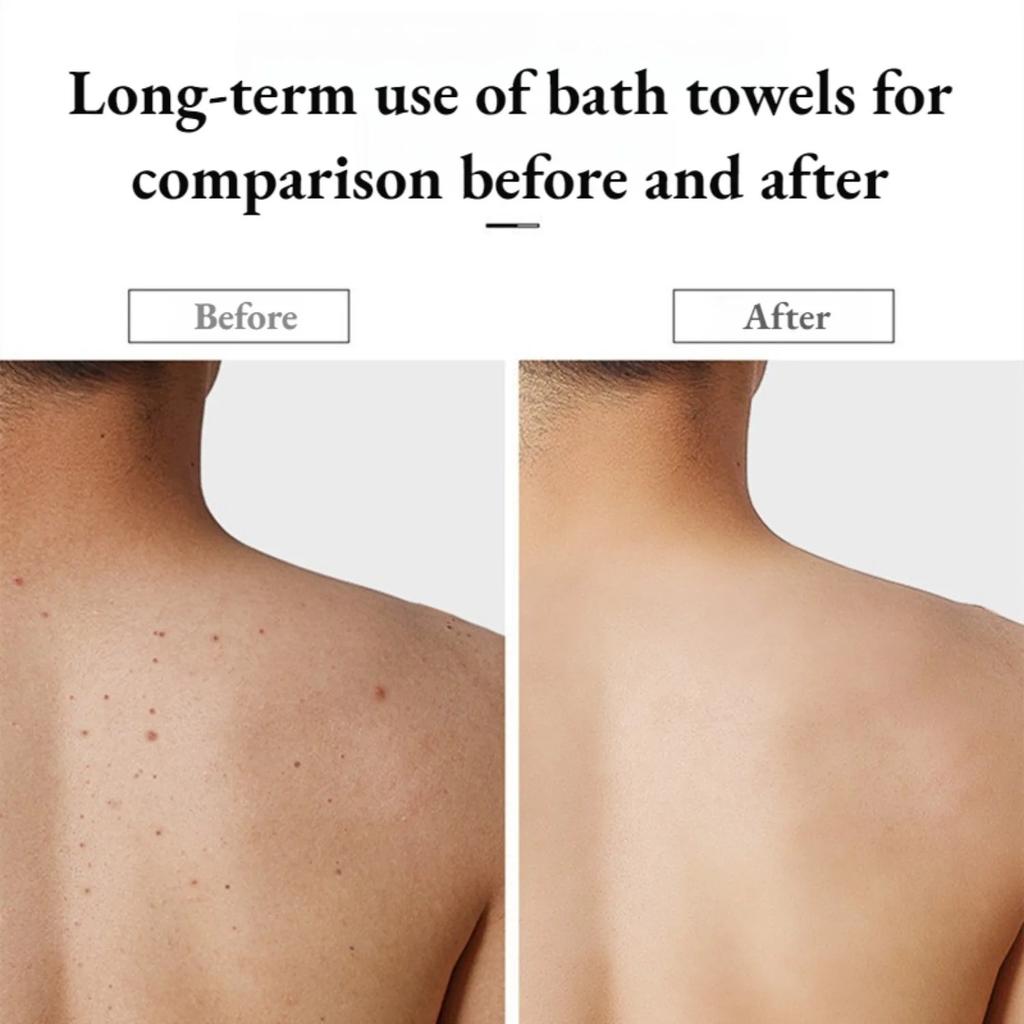Japanisches Peeling-Badetuch Ultralanger Duschschrubber für den Rücken Antibakterieller Schaumwaschlappen Mehrfachverwendung für Dusche Hautpflege
