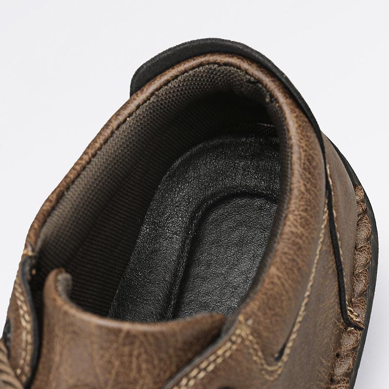 Herren High-Top-Freizeitschuhe aus Leder