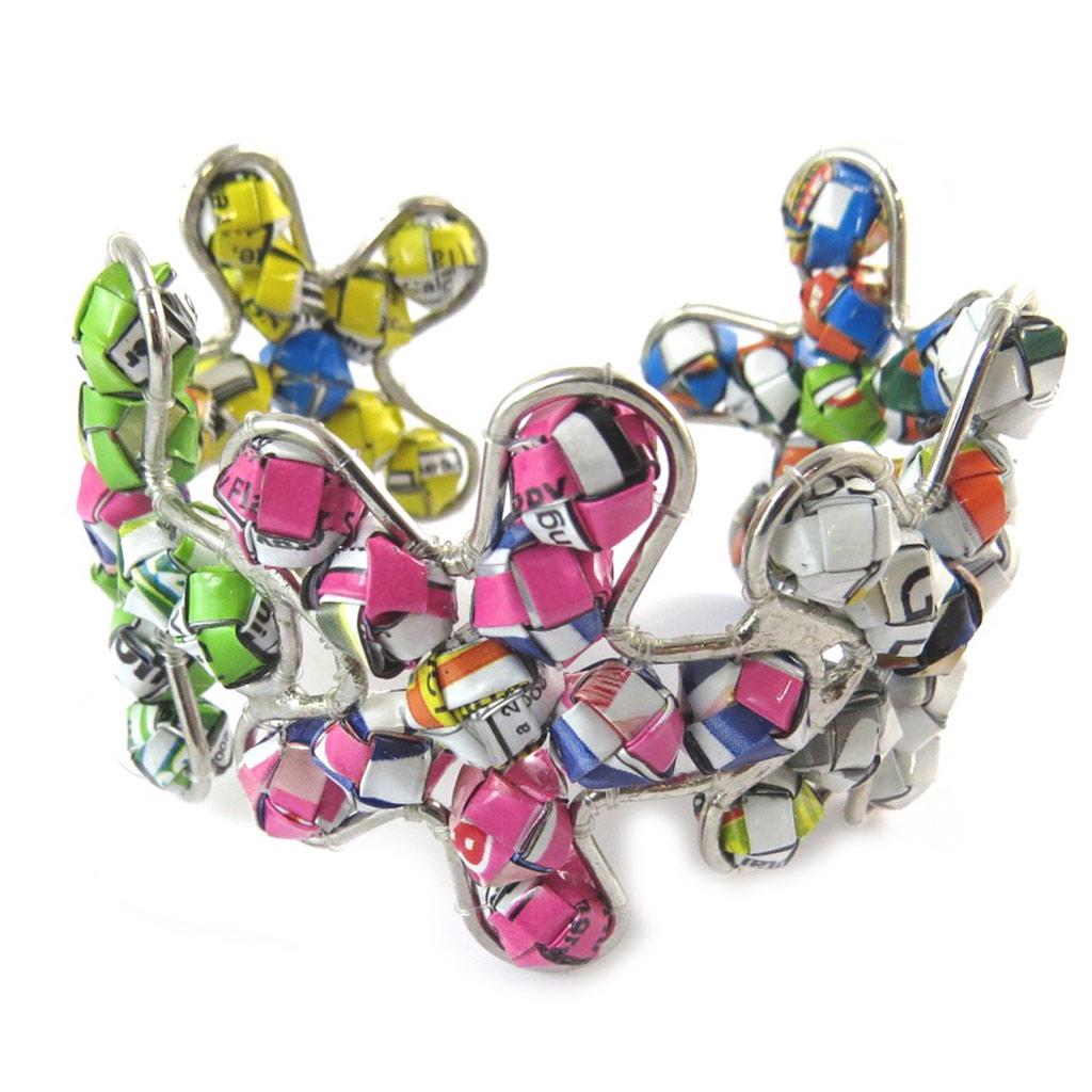 Les Trésors De Lily [N9513] - Multicolored 'New Life' Artisanal Bracelet (handmade) - 60 Mm 45 Mm