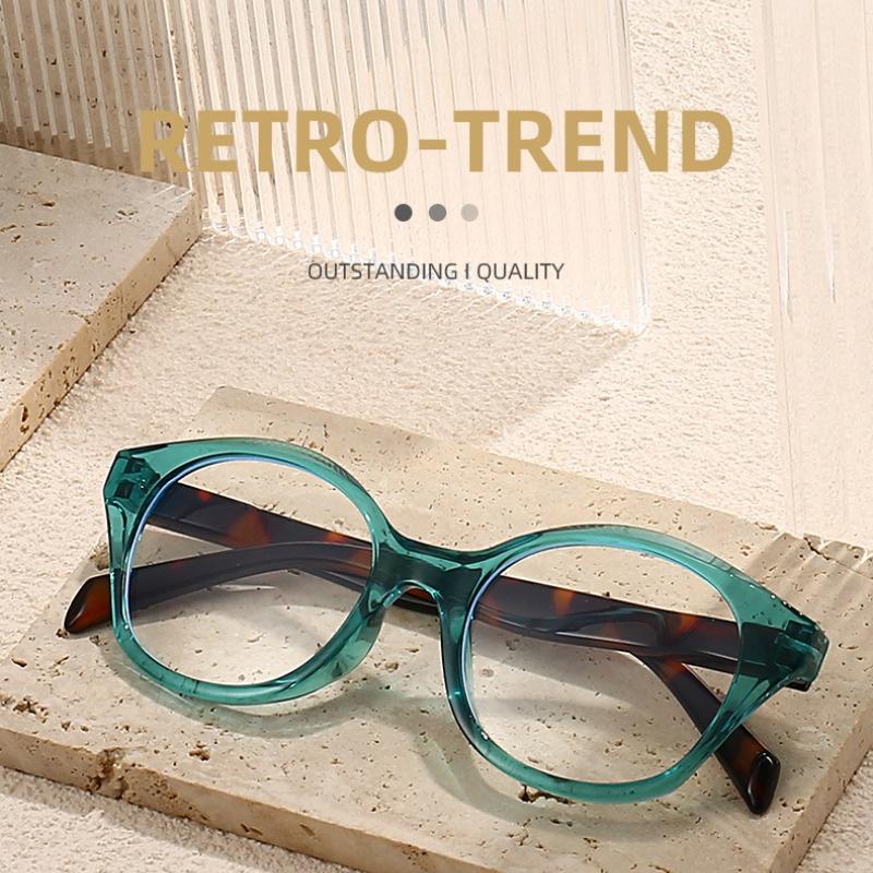 New Popular HD Presbyopia Glasses Fashion Full Rim Reading Glasses Mens Oval Frames Far Sighted Glasses Clear Vision