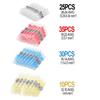 100PCS Heat Shrinkable Wire Connectors SST21 Waterproof Sleeve AWG22-18 Butt Electrical Splice Tinned Solder Seal Terminal