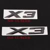 3D ABS Logo For BMW X3 F25 E83 G01 G45 X3 Emblem Letters Badge Car Rear Trunk Sticker Xdrive 20d 30d 20i 28i 30i 35i Accessories VL4