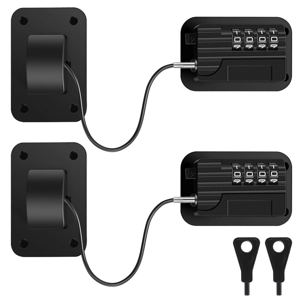 1/2 ks Zámky na lednici s heslem Samolepicí zámek na skříňku Odolný proti vrtání Zámek na lednici pro lednici Skříňku Zásuvku Okno