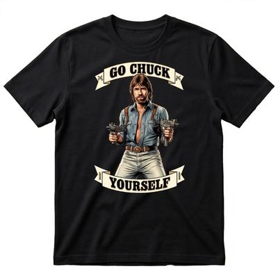 Chuck Norris Retro Vintage T Shirt Classic Action Star Appreciation Tee UK