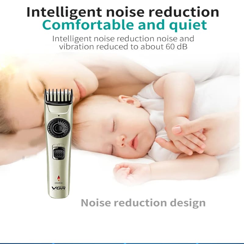 Smart Long-lasting Electric Hair Clipper Skin-friendly Rechargeable Dual-purpose Razor Rechargeable Men's Trimming  Clipper Stainless Steel Material