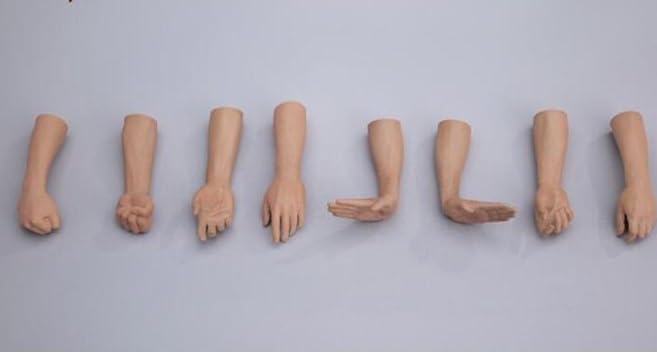 Toy Hobby [TOYBARJAPAN] 1/6 Scale Figure Accessories / MAHA Studio MH2202A Asian Yellow Skin Male Body Arms