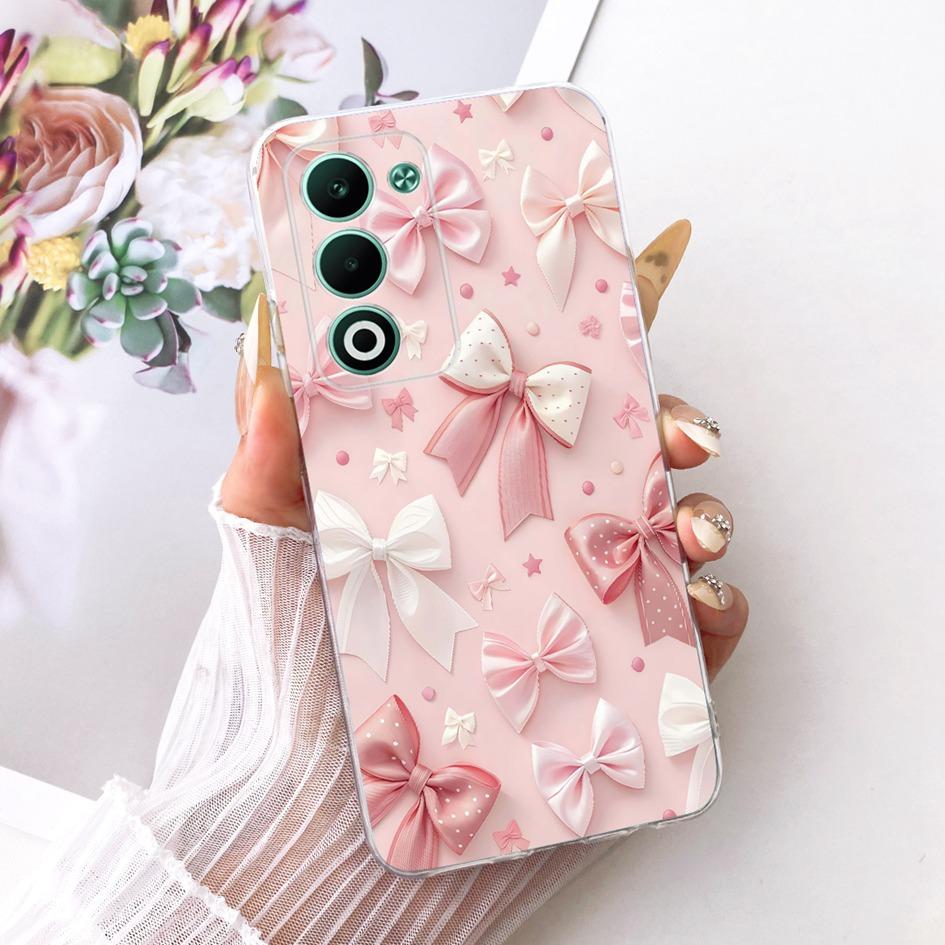 Custodia Trasparente Per OPPO A5 4G Custodie CPH2727 Nuova Moda Fiocco Limone Fundas Copertura Morbida in Silicone Per OPPO A5 A5x 5G A5M Gusci