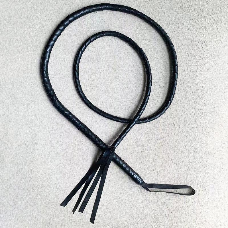 SM Bondage Kožený bič - Hračka z patentované kůže pro páry, flirtování a pouta