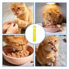 Cute Cat Paw Design Cat Treat Squeeze Spoon 3D Printed No Waste Cat Snack Extruder Mess-Free Sturdy Wet Snack Squeezer