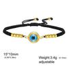 Evil Eye Bracelet With Real Eye Pendant Adjustable Pull Cord Hand Jewelry Fashion Accessory For Women And Men