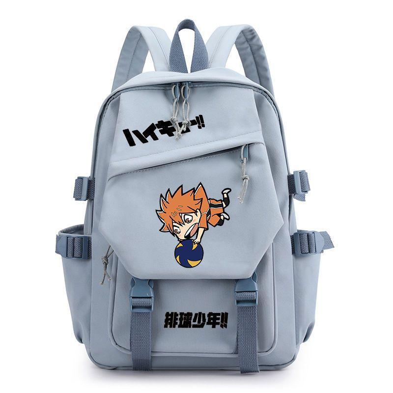 Riman Volleyball Less Anime Peripheral Backpack Youth And Young Students Large Capacity School Bag Outdoor Travel Bag Volleyball youth backpack
