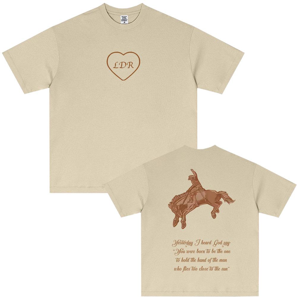 

2025Summer Lana Del Rey Henry Come on New Album Breathable Men Women Clothing Fashion Pop Music 100 Pure Cotton Printed Tshirt 4XL