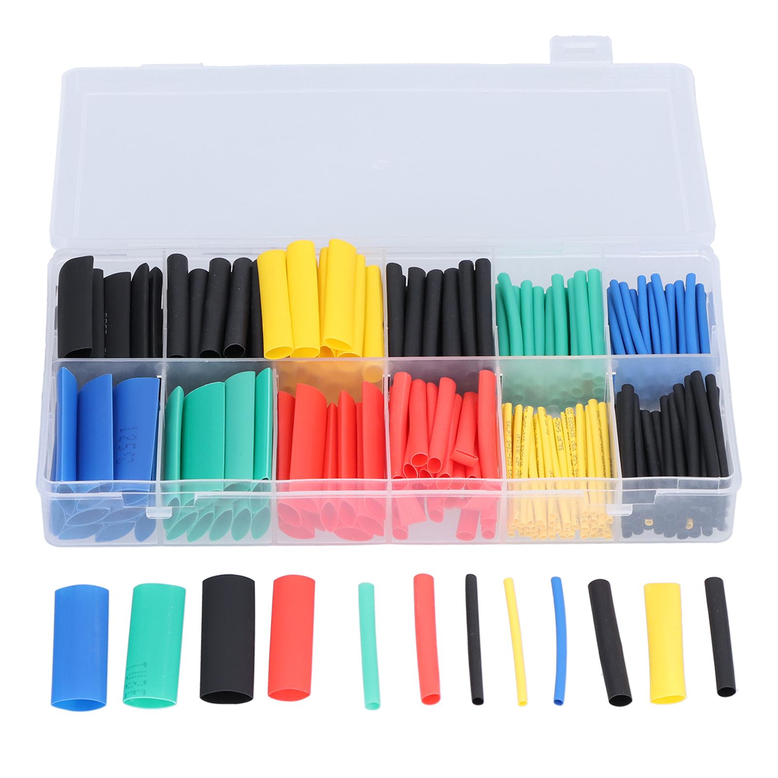 

280Pcs Heat Shrink Tube Nylon Colorful Wire Insulation Sleeves Retractable Tubing Set