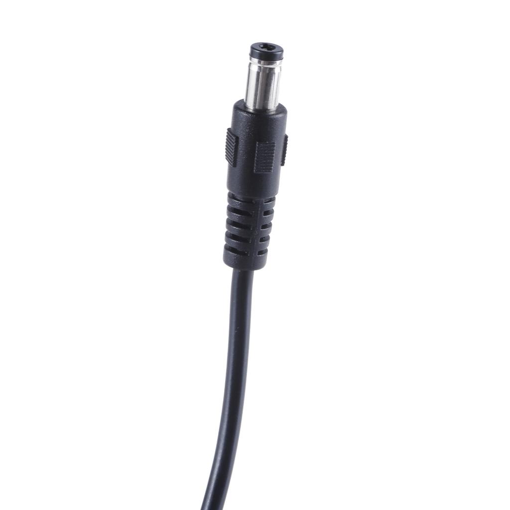 DC5.5x2.1mm Splitter Power Cable 18AWG Male To 2 Male Connectors for Security Cameras LED Lights 30CM