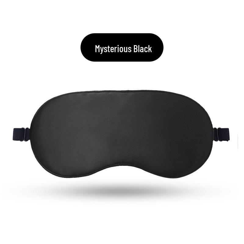 Unisex Silk Sleep Eye Mask with Ice Pack for Eye Fatigue Relief - Breathable Blackout for Naps