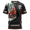 Fashion Lumberjack Arborist Graphic T Shirts For Men Summer Trend Short Sleeve 3D Printed T-shirt Loose Quick Dry Work Clothes