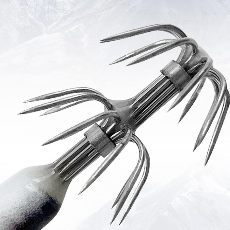 8cm 5.6g Glow Squid Jig Shrimp Lure Baits Squid Glow Jig Hook for Saltwater Fishing Artificial Baits 5pcs