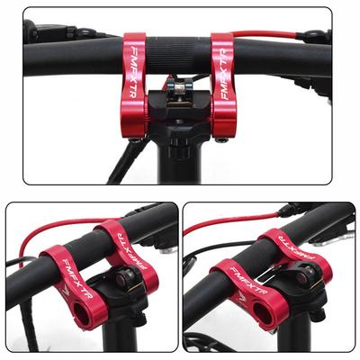 Bicycle Handlebar Extension Aluminum Alloy Adjustable Double Stem 25.4mm Ultra-light Folding Bike Stem Riser