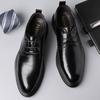 Fashion Fashion Casual Designer Shoes Male Derby English Style Groom Wedding Autumn Cowhide Pointy Dress Business Men's Leather Shoes