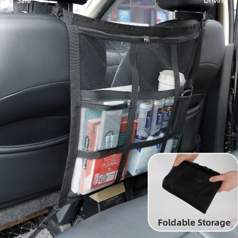 Sturdy Durable Car Storage Net Elastic Edge Car Seat Protective Net Car Pet Barrier Trunk Seat