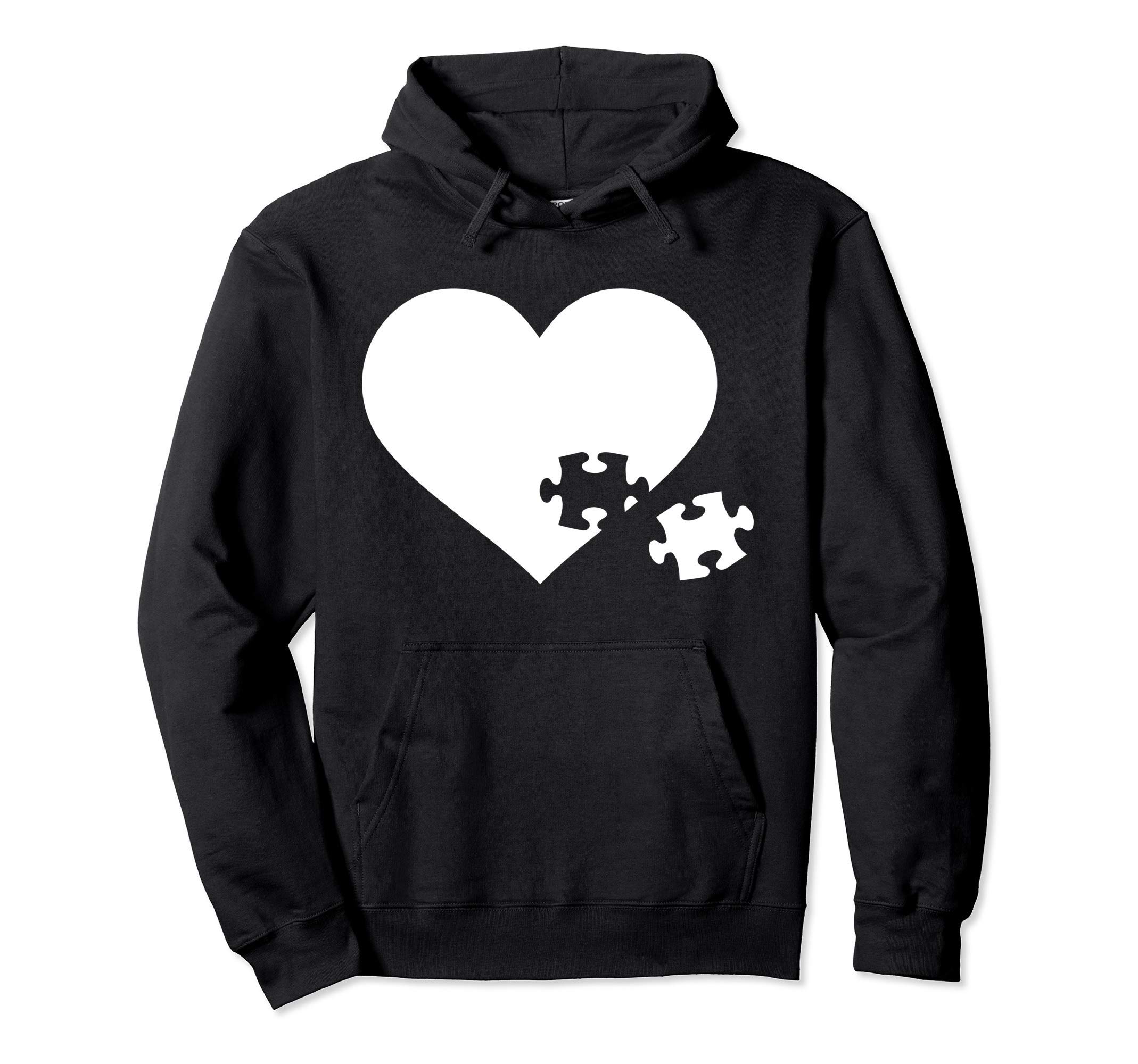 

Jigsaw Puzzle Heart Hoodie