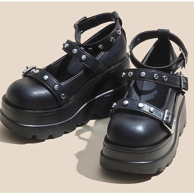 Fashion 2025 Brand Ladies Shoes Belt Buckle Women's High Heels Fashion Dress New Shallow Best Seller Plus Size Platform Mary Jane Shoes