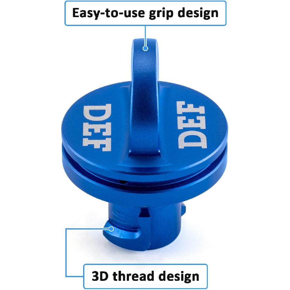 Wsays Magnetic Billet Aluminum Blue Diesel Exhaust Fluid Cap/DEF Cap & Green Fuel Cap Compatible With Dodge Ram Cumm EcoDiesel