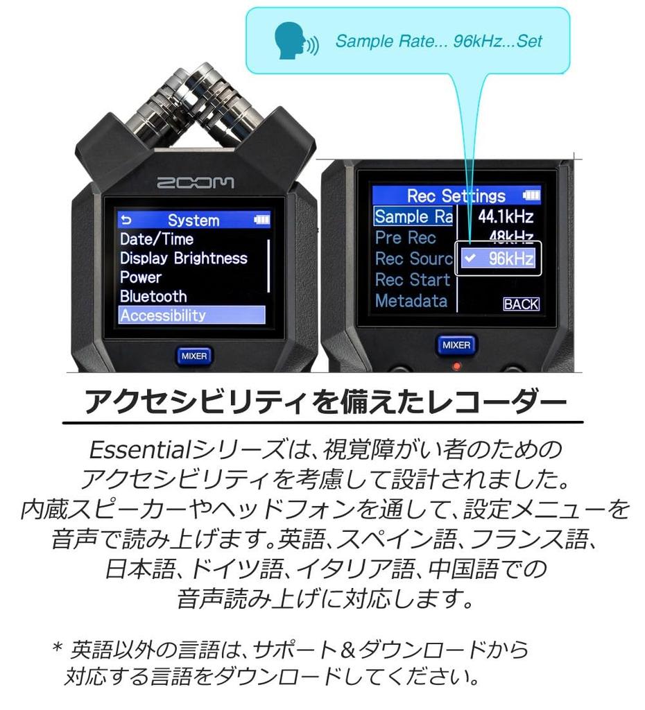 ZOOM H4essential Handy Recorder & APH-4e Accessory Package for H4essential Set