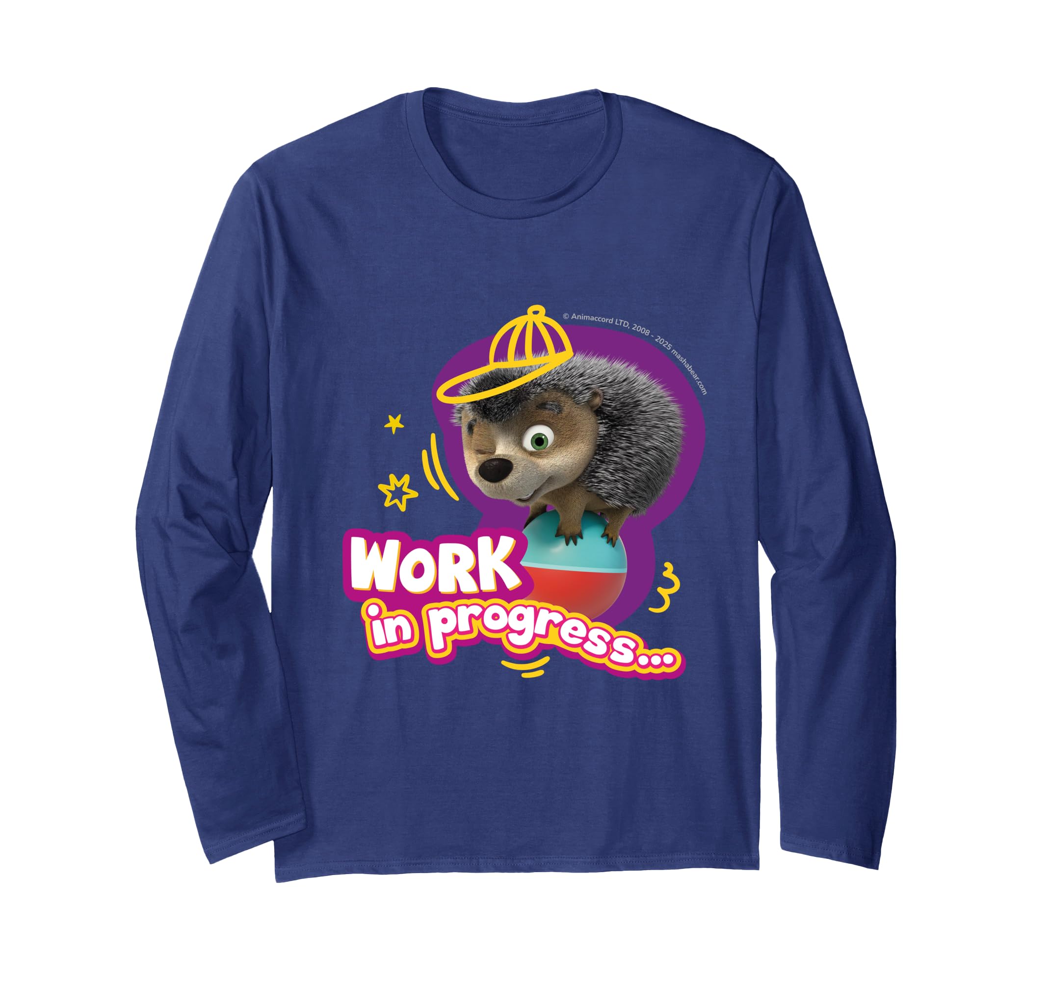 Work in Progress Friends. Long-Sleeve T-Shirt синий