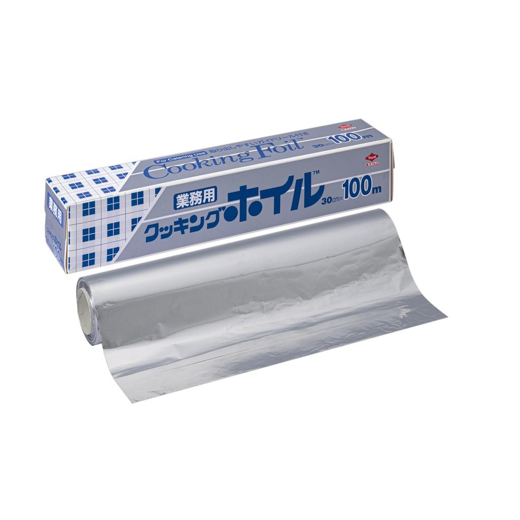 Toyo Aluminum Aluminum Commercial 30cm x Large Capacity Cooking 1 Roll Foil, Grade, 100m, Wide, Foil, (S0073)