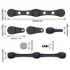 Magnetic Buckle Air Fryer Silicone Parchment Paper Heat Resistant Airfryer Liner Fixing Supplies Reusable Non-Stick Baking Mat