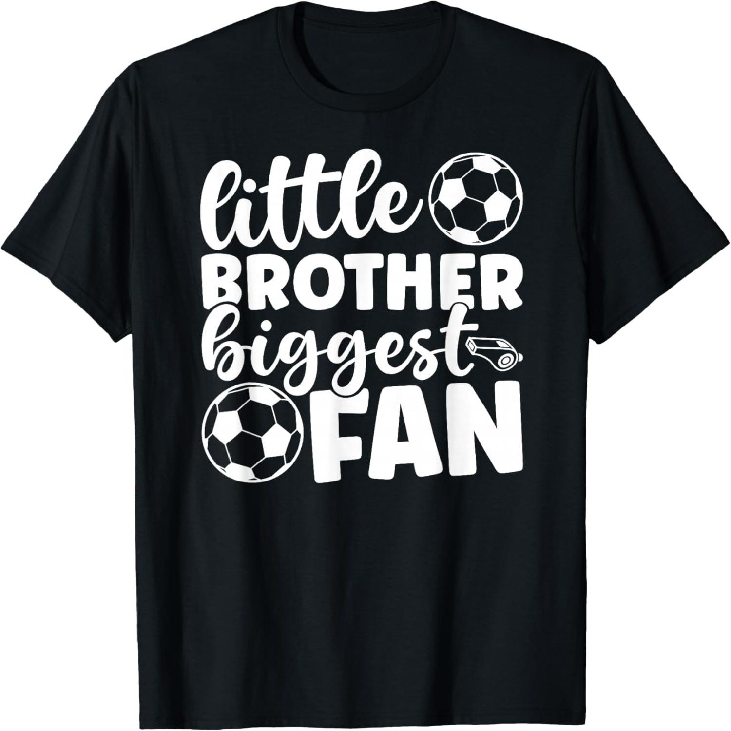 

Little Brother Soccer Brother Of A Soccer Player Soccer Bro T-Shirt S разноцветный
