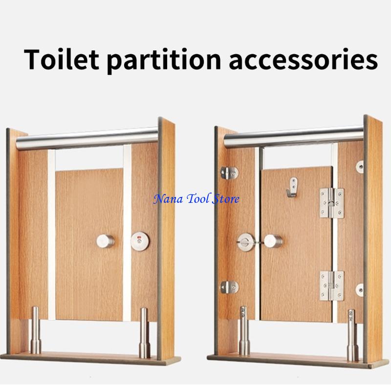 31GJ Toilet Indicating Lock Bathroom Toilet Lock Privacy Partition Door Lock Latches