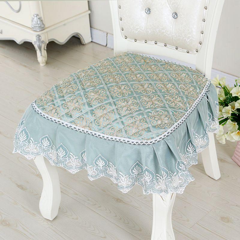 High-End Dining Chair Cushion Cushion All Year Round Fabric Chair Cushion Home Dining Chair Seat Cover Extra Large Chair Cover Stool Cover