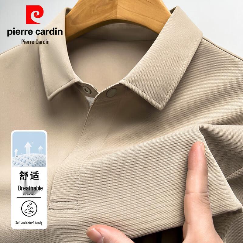 Pierre Cardin Men s Solid Cool-Touch Polo Shirt 50/L