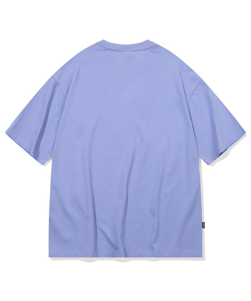 CPGN STUDIO Serene Flower Short Sleeve T-Shirt Lavender Blue