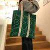 Eco-friendly Large Canvas Shoulder Bag for Women - Niche Fashion and Mom-Friendly